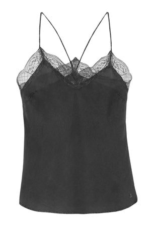 
                  
                    Load image into Gallery viewer, Gray Harper Silk Camisole
                  
                