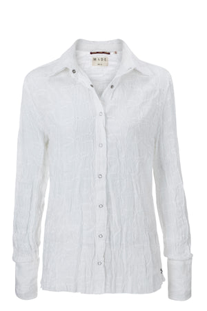 
                  
                    Load image into Gallery viewer, White Flower Emb Shirt
                  
                