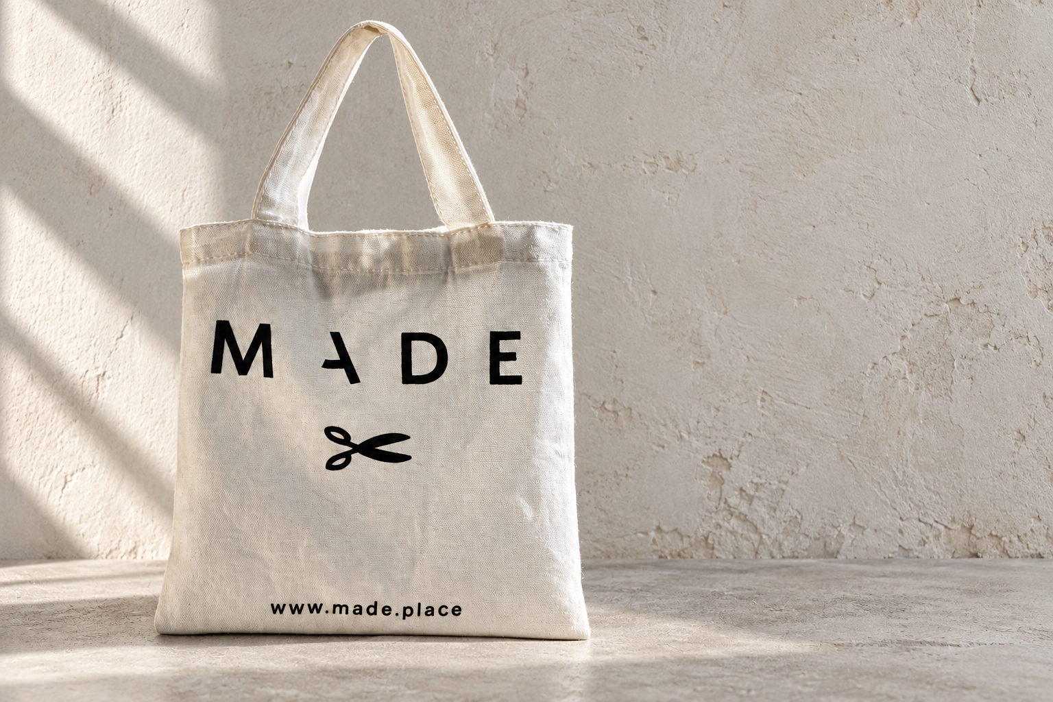 Reusable MADE fabric bag