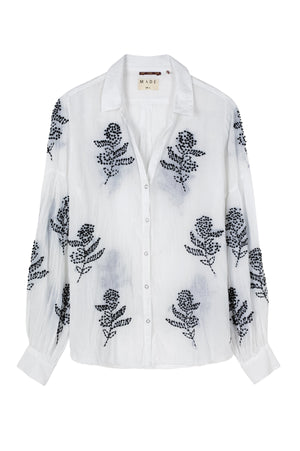 
                  
                    Load image into Gallery viewer, Black Rice Embroidery Blouse
                  
                