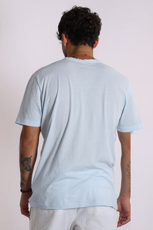 
                  
                    Load image into Gallery viewer, Baby blue classic extra light crew tee
                  
                