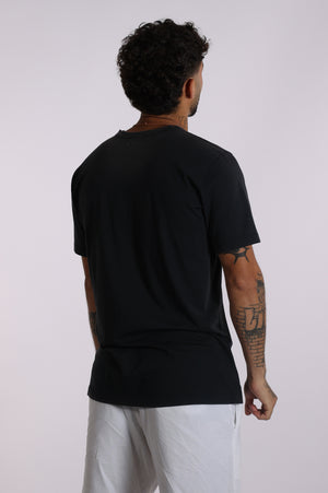
                  
                    Load image into Gallery viewer, Black classic extra light crew tee
                  
                