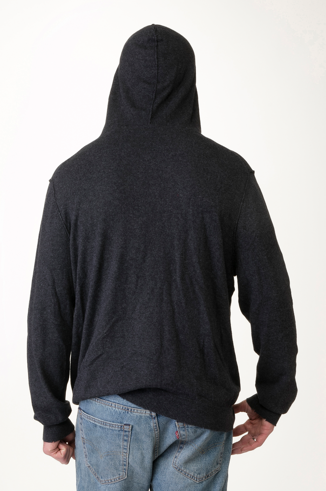 
                  
                    Load image into Gallery viewer, Grey Sweater Knit Hoody
                  
                
