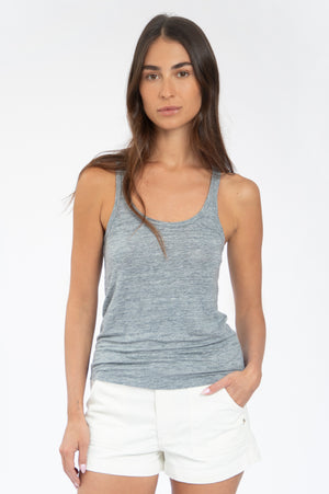 
                  
                    Load image into Gallery viewer, Melange grandpa&amp;#39;s linen tank
                  
                