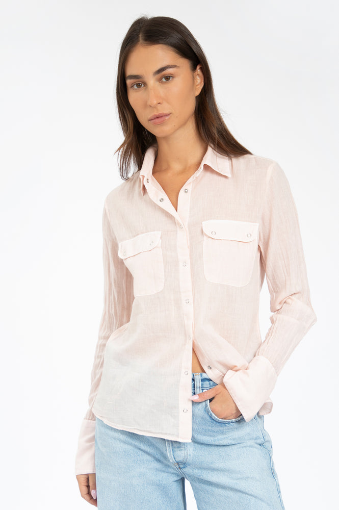 
                  
                    Load image into Gallery viewer, Pink  classic gauze shirt
                  
                