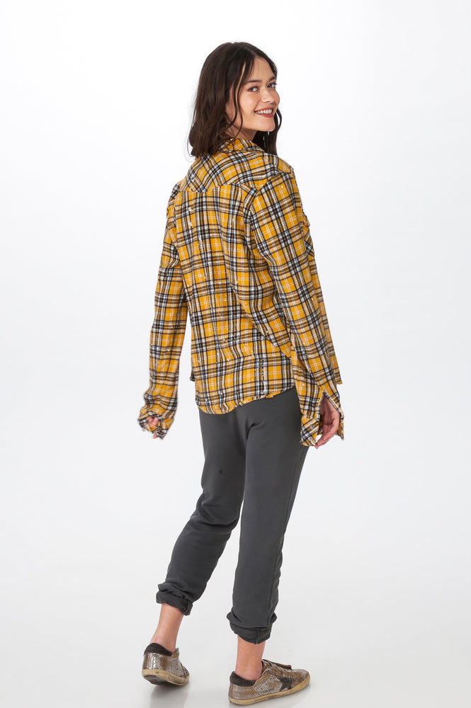 
                  
                    Load image into Gallery viewer, Yellow Plaid Shirt
                  
                