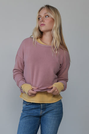 
                  
                    Load image into Gallery viewer, Pink Cropped Long Sleeve Tee
                  
                