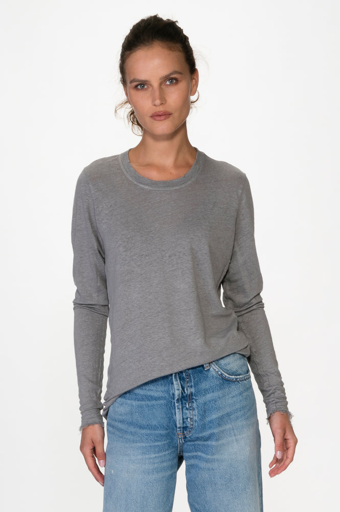 
                  
                    Load image into Gallery viewer, Storm Long Sleeves Linen T-Shirt
                  
                