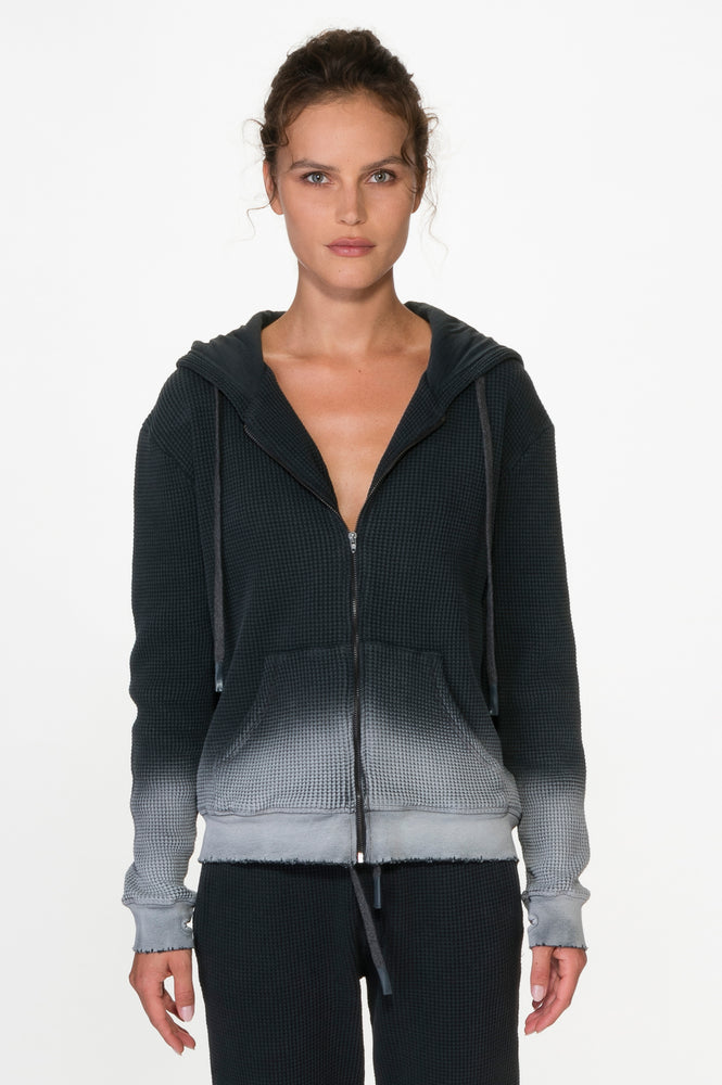 
                  
                    Load image into Gallery viewer, Black Waffle Hoody
                  
                