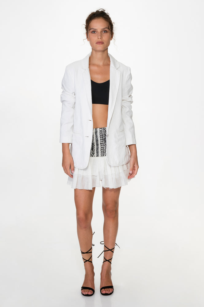 
                  
                    Load image into Gallery viewer, White Oversized Tailored jacket
                  
                