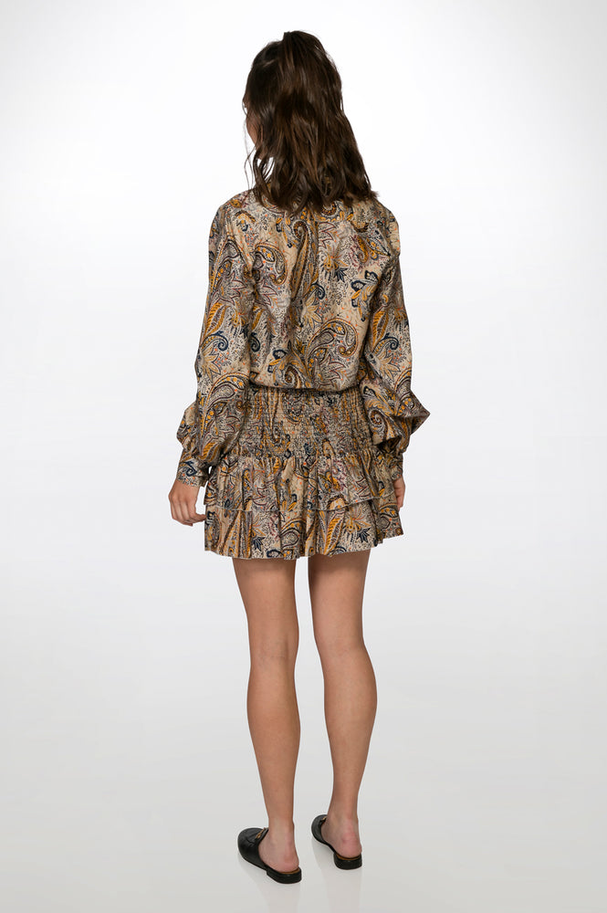 
                  
                    Load image into Gallery viewer, Paisley Printed Satin Skirt
                  
                