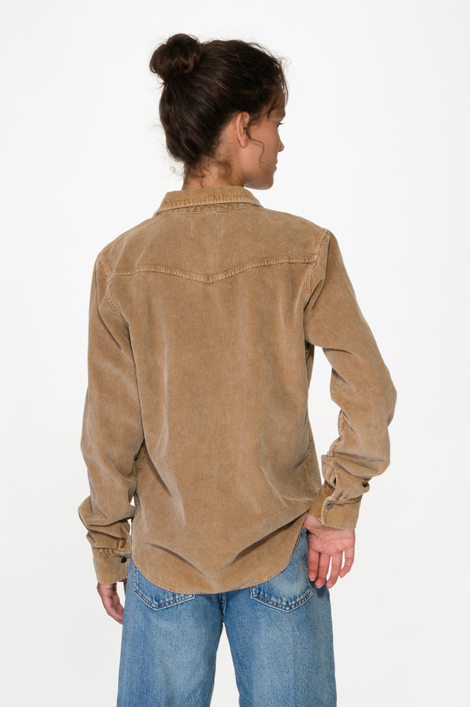 
                  
                    Load image into Gallery viewer, Bronze Western Corduroy Shirt
                  
                