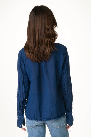 
                  
                    Load image into Gallery viewer, Blue Slub Gauze Shirt
                  
                