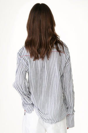 
                  
                    Load image into Gallery viewer, Striped Slub Gauze Shirt
                  
                