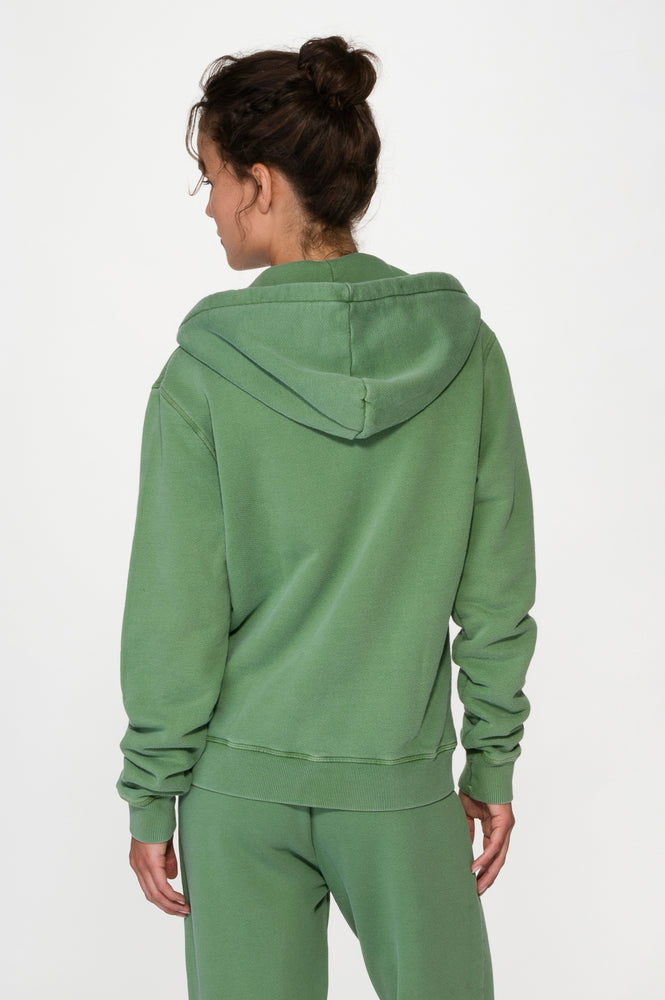 
                  
                    Load image into Gallery viewer, Green Classic Full Zip Hoodie
                  
                