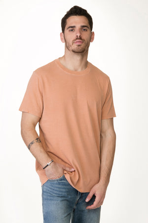 
                  
                    Load image into Gallery viewer, Orange Men&amp;#39;s Washed Crew Tee
                  
                