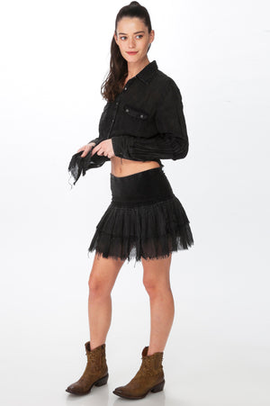 
                  
                    Load image into Gallery viewer, Black Layered Skirt
                  
                