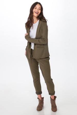 
                  
                    Load image into Gallery viewer, Olive Knit Blazer
                  
                